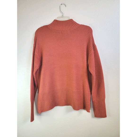 Madison + Hudson Women's Long Sleeve Sweater Orange Sz M - Picture 6 of 14